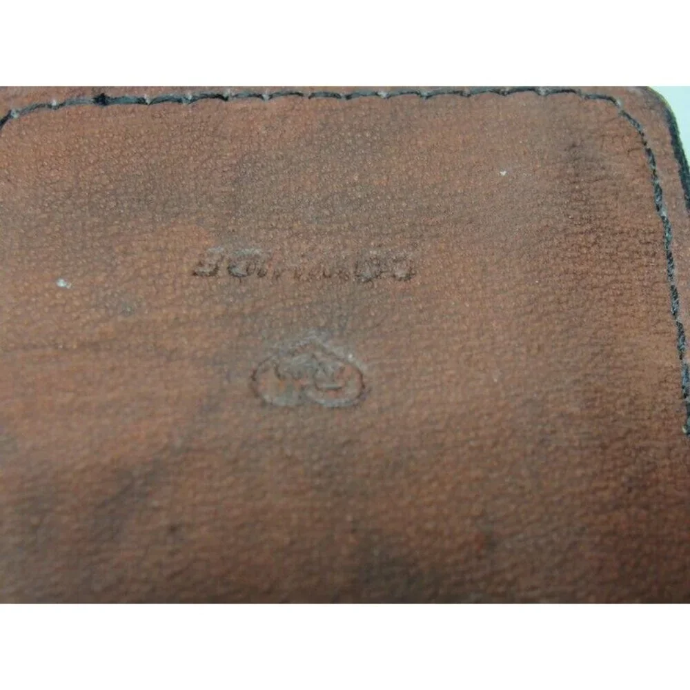 Vintage Rico Leather Money Clip Men Wallet ID Credit Card Holder